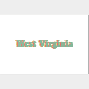 West Virginia 70's Posters and Art